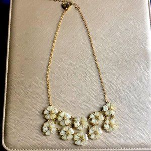 White flower necklace